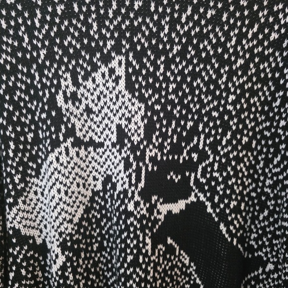 AVOCADO Scottie Dogs Crew Neck Sweater Women's M Acrylic - Picture 2 of 11